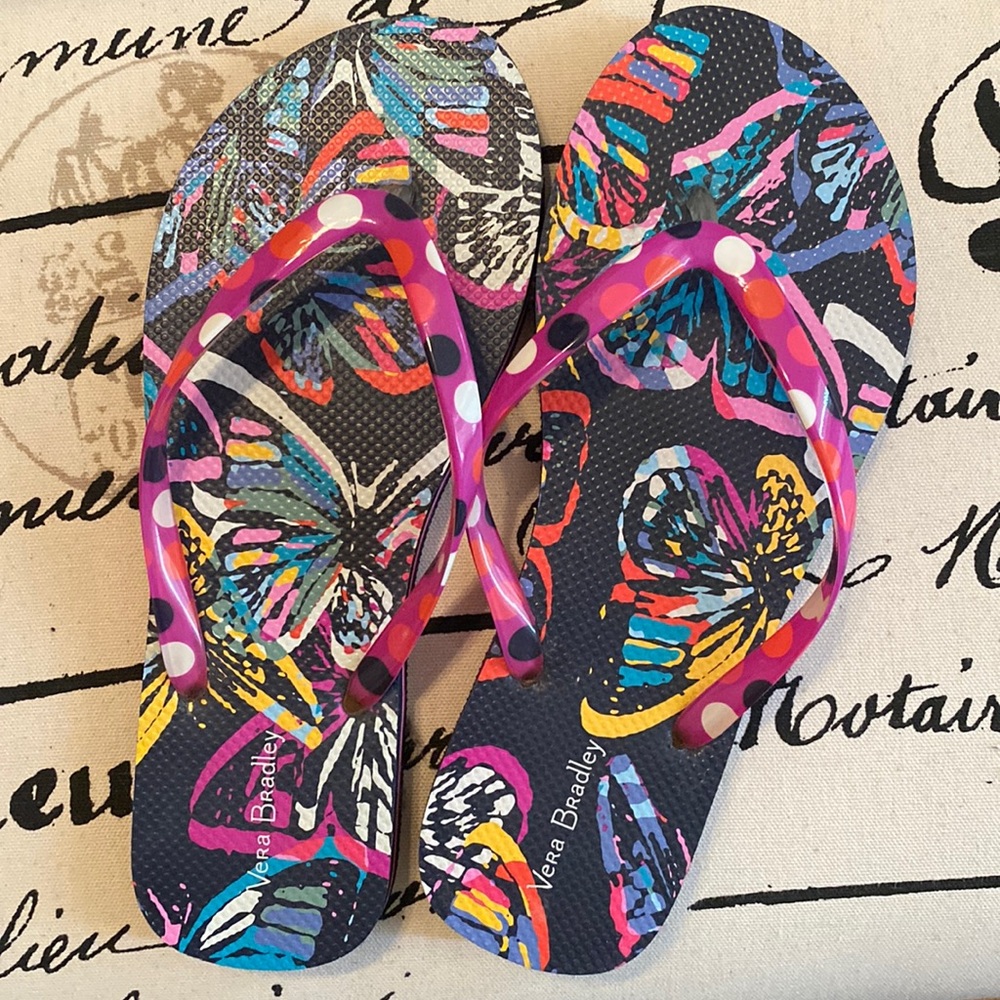 Vera Bradley flip flops